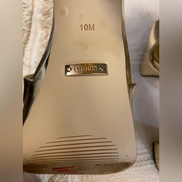 GUESS Gold Women's Heels size 10 - Picture 12 of 14